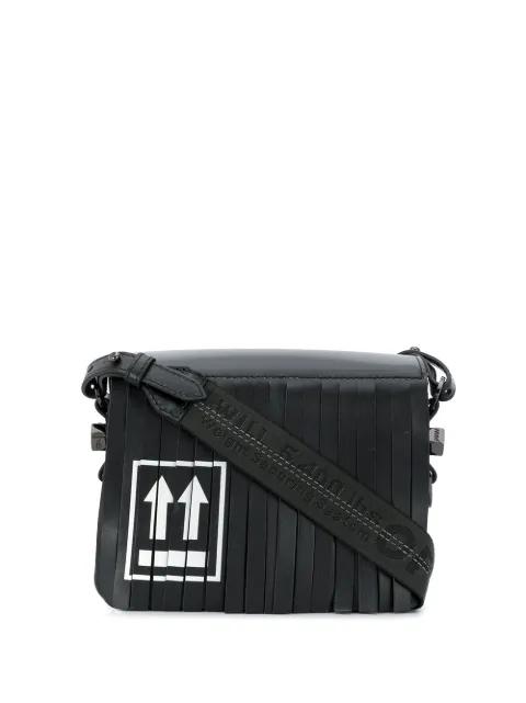 Fringed flap bag by OFF-WHITE