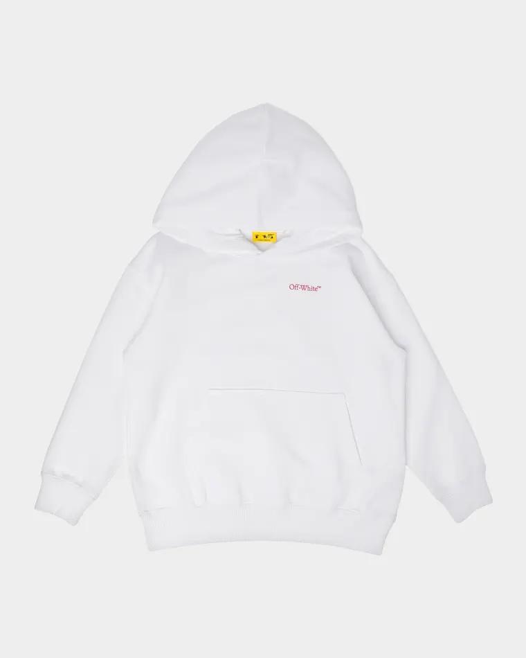 Girl's Arrow Splat Logo Hoodie, Size 14 by OFF-WHITE