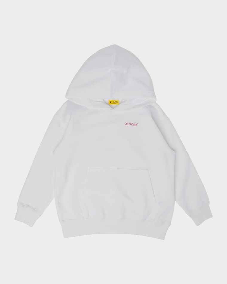 Girl's Arrow Splat Logo Hoodie, Size 4-12 by OFF-WHITE