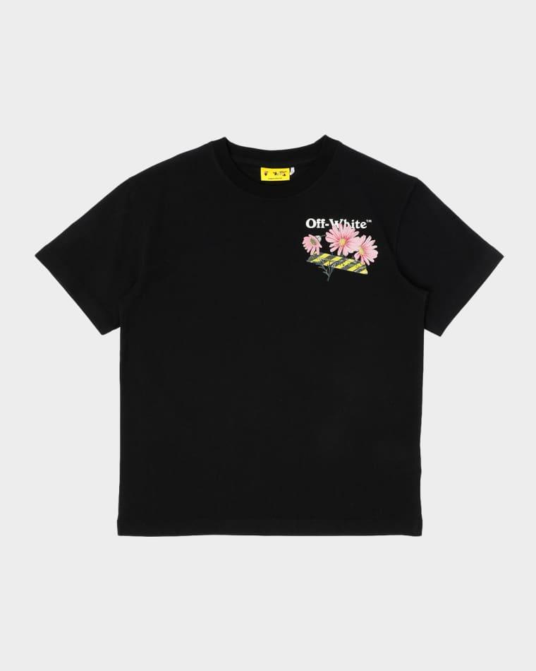 Girl's Daisy Tape Tee, Size 14 by OFF-WHITE