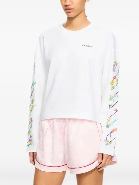 Glowing Flower T-shirt by OFF-WHITE