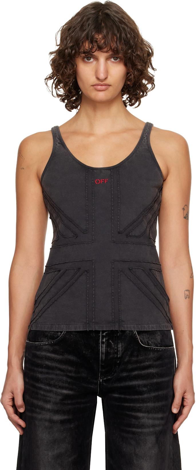 Gray UK Tank Top by OFF-WHITE