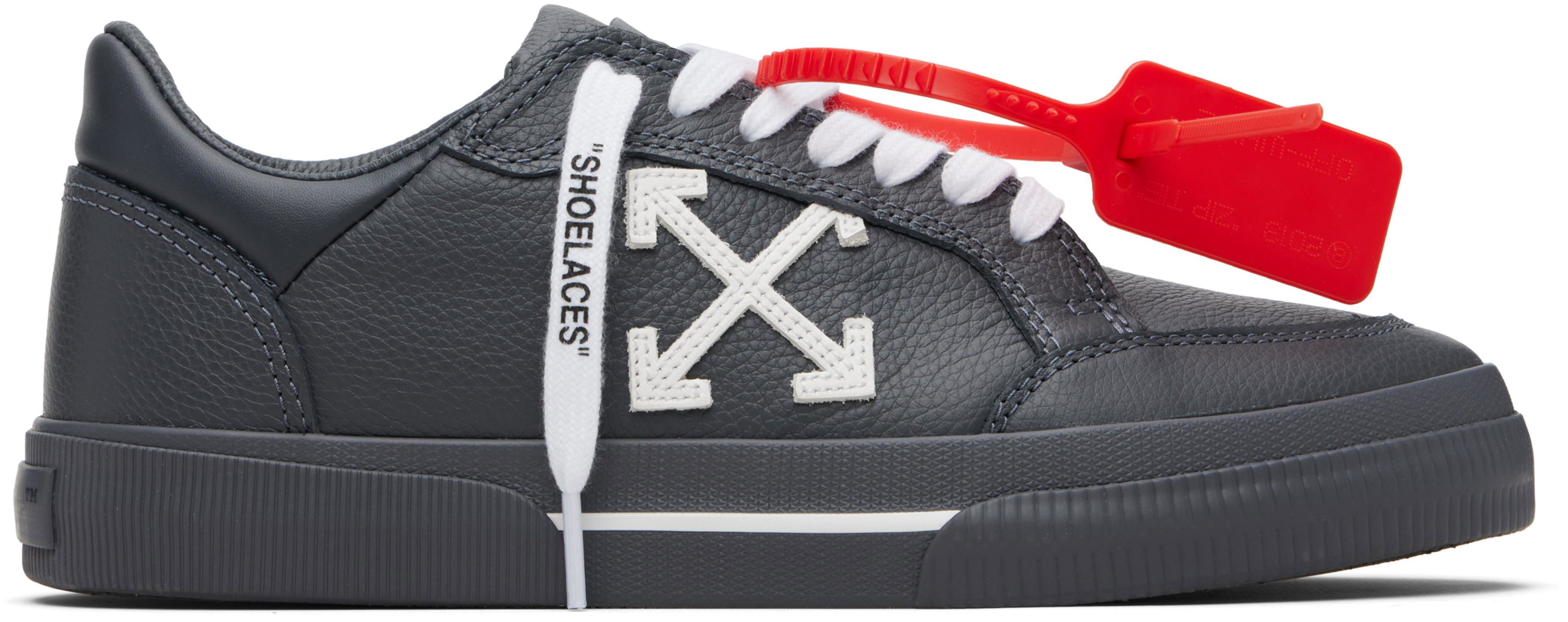 Gray Vulcanized Low Sneakers by OFF-WHITE