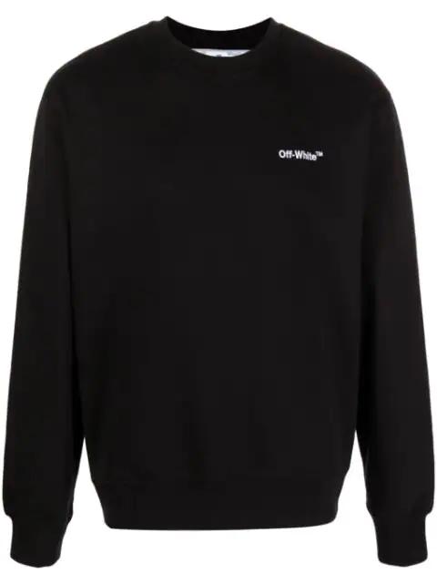Helvetica logo-print sweatshirt by OFF-WHITE