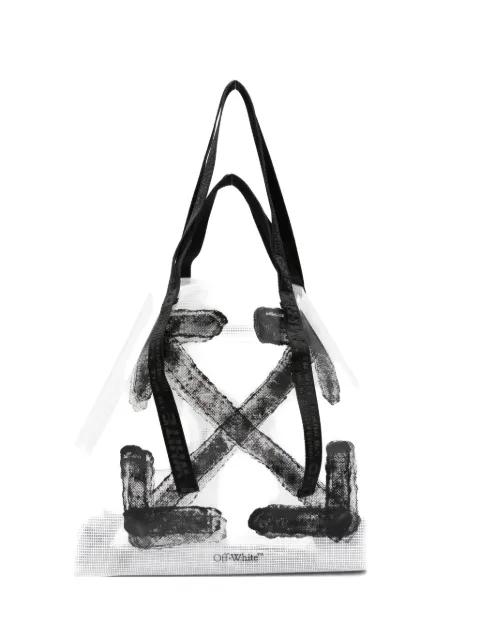 Heritage Day Off arrows ripstop tote bag by OFF-WHITE