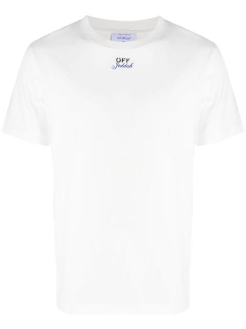 Jeddah logo-print cotton T-shirt by OFF-WHITE