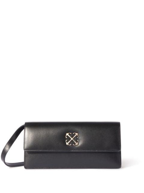 Jitney 1.0 leather shoulder bag by OFF-WHITE