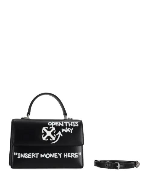 Jitney 1.4 top handle  tote bag by OFF-WHITE