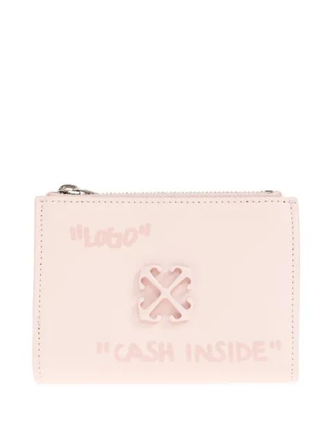 Jitney Quote zip wallet by OFF-WHITE