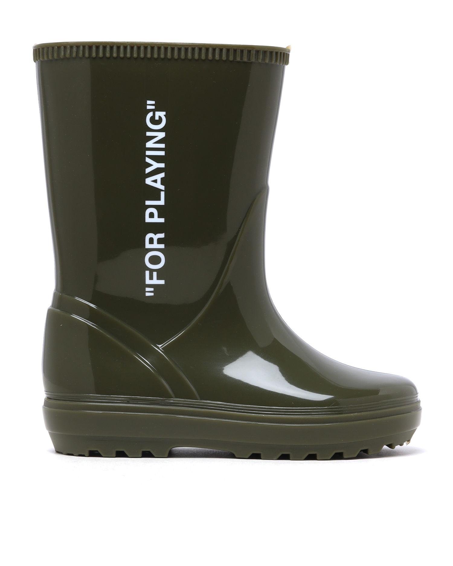 Kids For Playing rain boots by OFF-WHITE