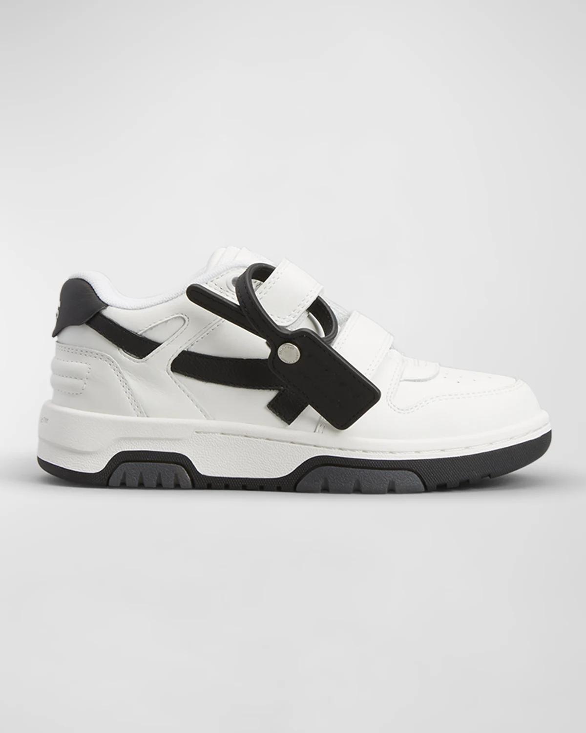 Kid's Out Of Office Leather Sneakers, Size Toddler/Kids by OFF-WHITE
