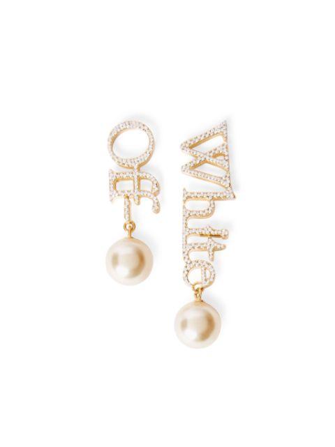 Logo earrings by OFF-WHITE