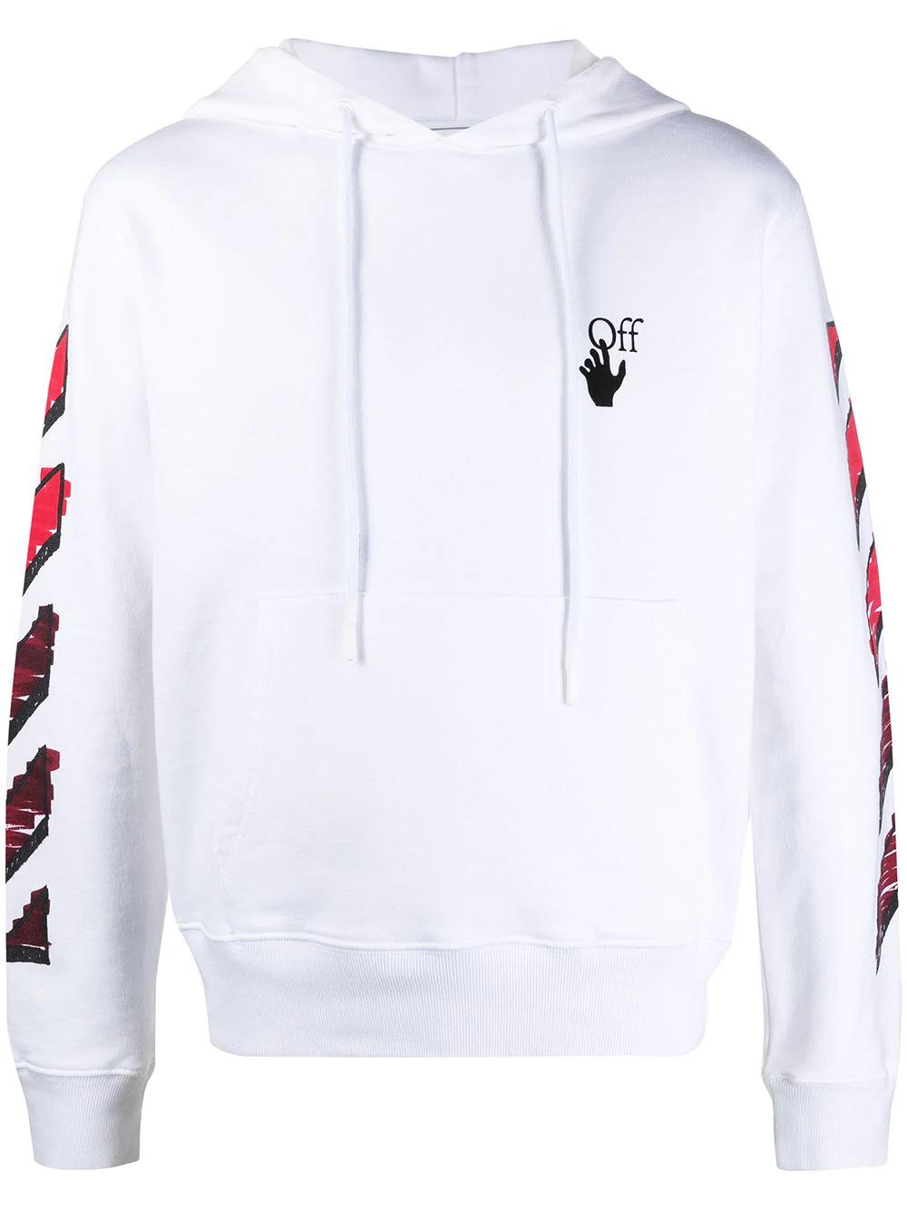 Marker Arrows cotton hoodie by OFF-WHITE