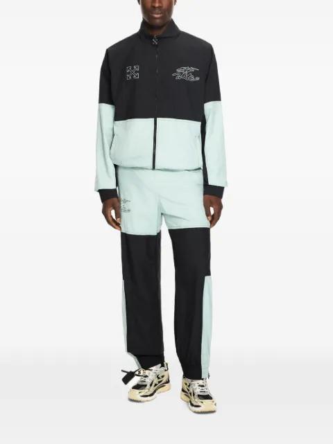 Marker cuffed track pants by OFF-WHITE