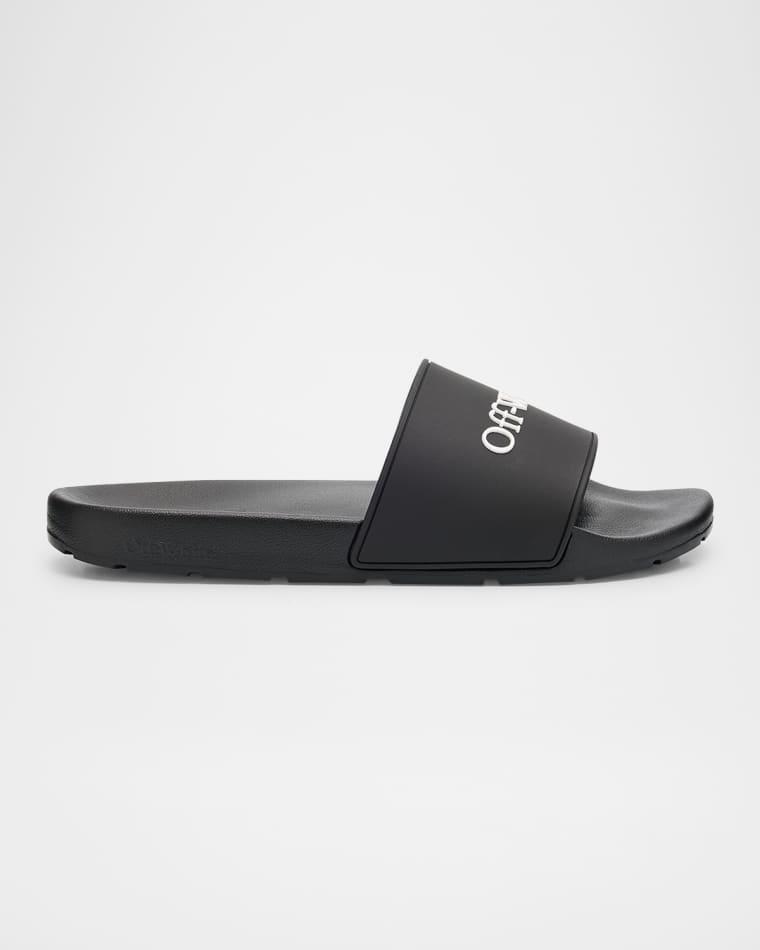 Men's Bookish Logo Slide Sandals by OFF-WHITE