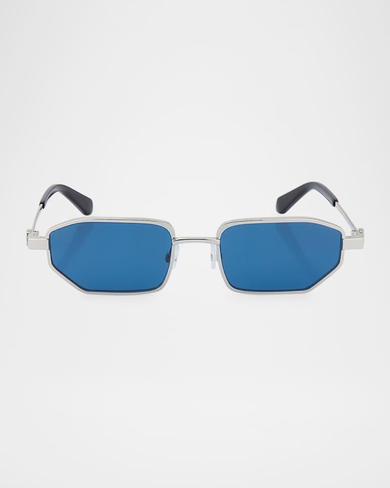 Men's Loa Metal Rectangle Sunglasses by OFF-WHITE