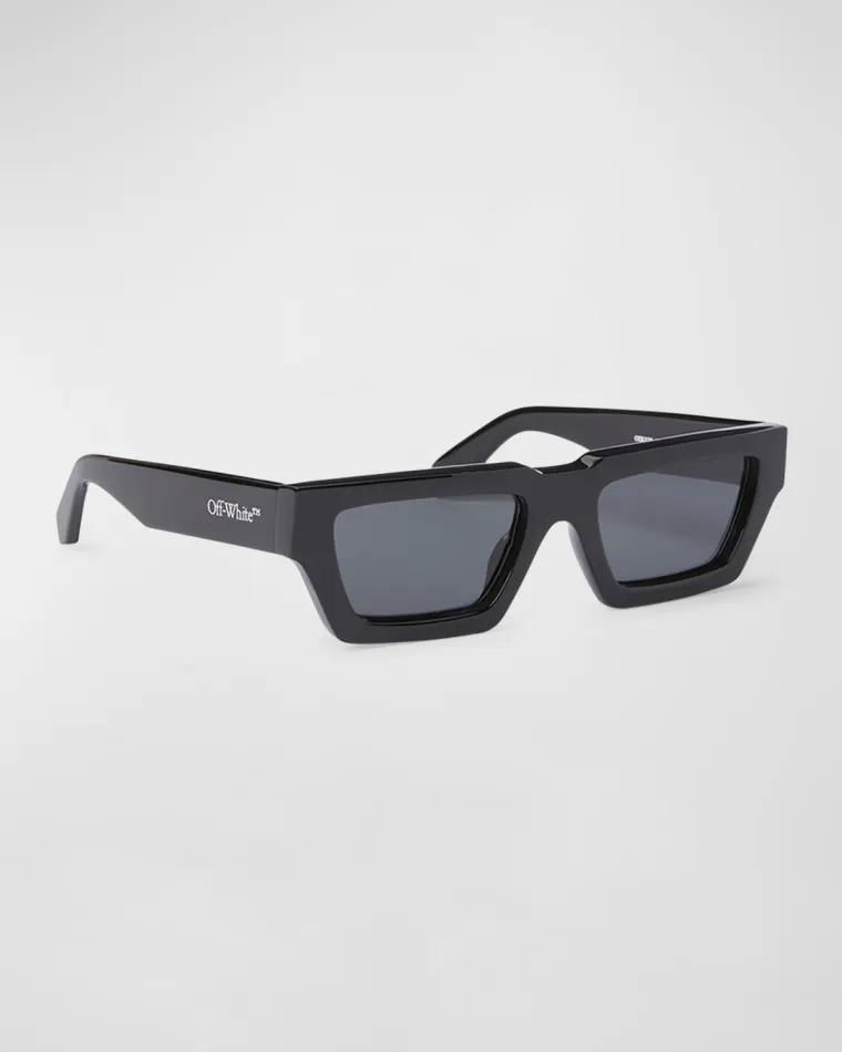 Men's Manchester Acetate Rectangle Sunglasses by OFF-WHITE