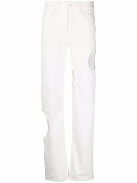 Meteor straight-leg jeans by OFF-WHITE