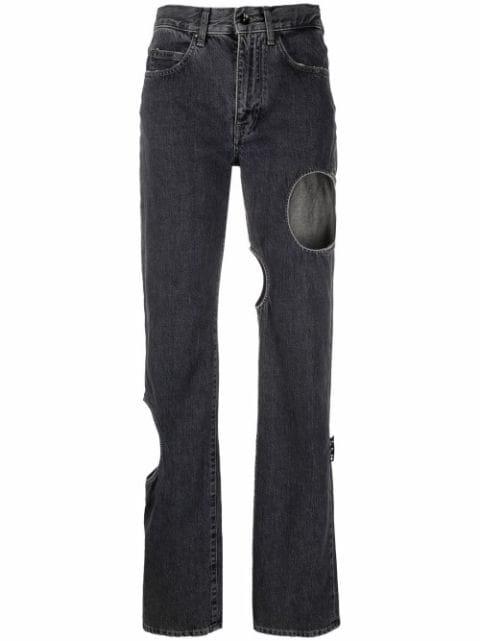 Meteor  straight-leg jeans by OFF-WHITE