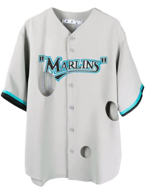 Miami Marlins cut-out shirt by OFF-WHITE