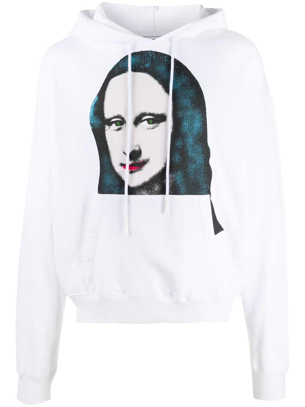 Mona Lisa print hoodie by OFF-WHITE
