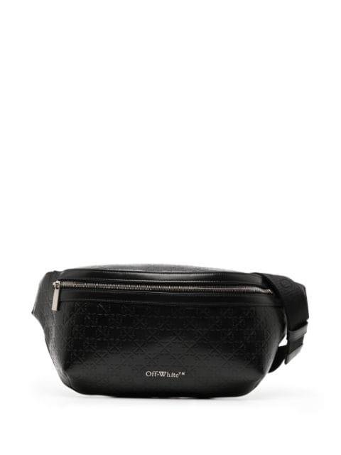 Monogram leather belt bag by OFF-WHITE
