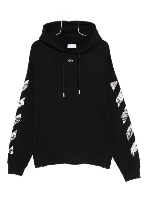Newspaper Arrow Skate hoodie by OFF-WHITE