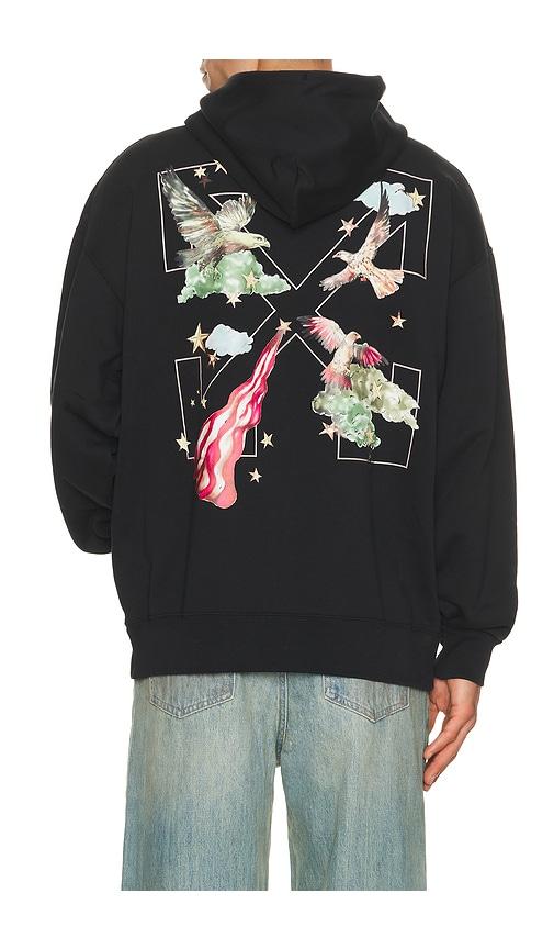 OFF-WHITE Dream Arrow Skate Hoodie in Black by OFF-WHITE