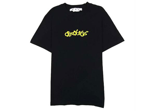 OFF-WHITE Opposite Arrows S/S Tee Black/Yellow by OFF-WHITE