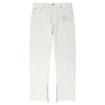 OW 90S LOGO ZIP DET SKATE JEAN by OFF-WHITE