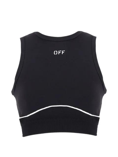 Off Stamp Seamless logo sports bra by OFF-WHITE