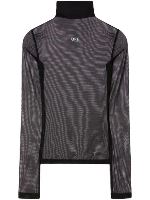 Off Stamp long-sleeve top by OFF-WHITE