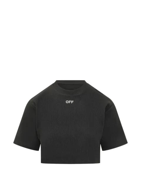 Off-stamp ribbed T-shirt by OFF-WHITE