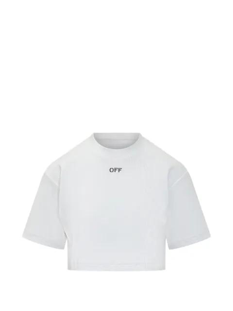 Off-stamp ribbed T-shirt by OFF-WHITE