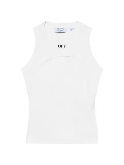 Off stamp ribbed tank top by OFF-WHITE