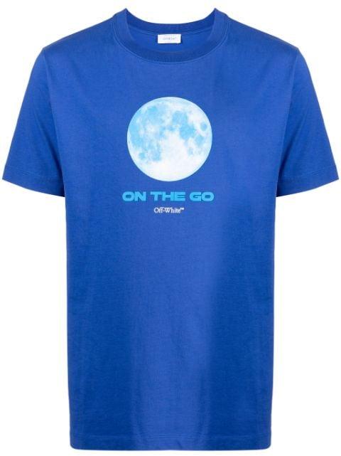 On The Go Moon cotton T-shirt by OFF-WHITE