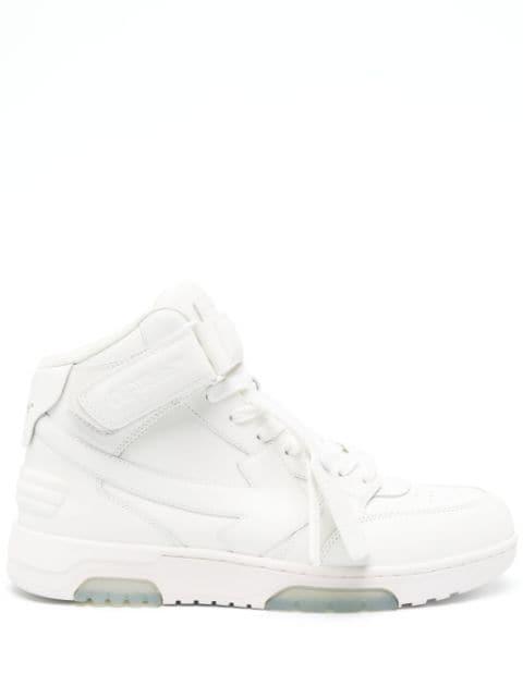 Out Of Office mid-top sneakers by OFF-WHITE