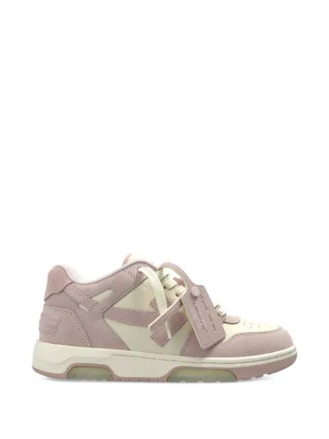 Out of Office suede panel sneakers by OFF-WHITE