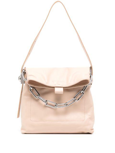 Ow Booster leather shoulder bag by OFF-WHITE