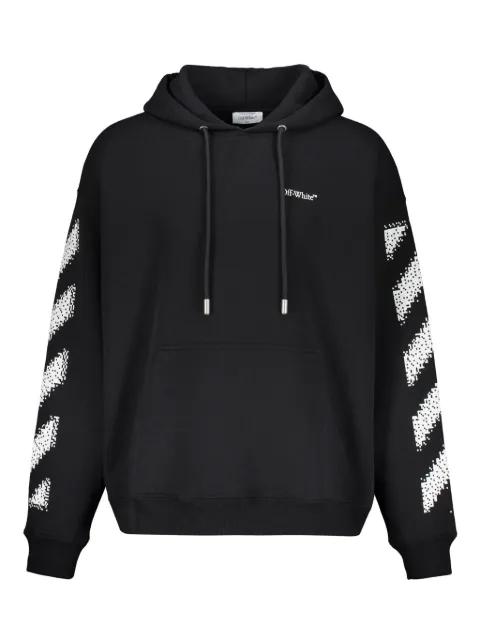 Pixel Diagonal Skate logo hoodie by OFF-WHITE