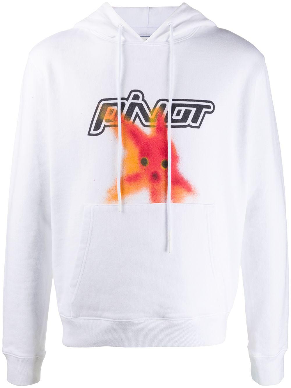 Plastic Fish printed hoodie by OFF-WHITE