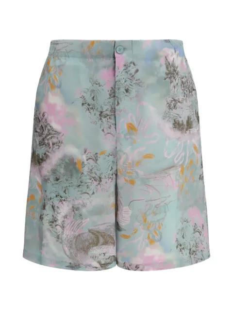 Printed bowling shorts by OFF-WHITE