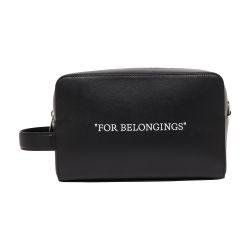 Quote Bookish pouch by OFF-WHITE