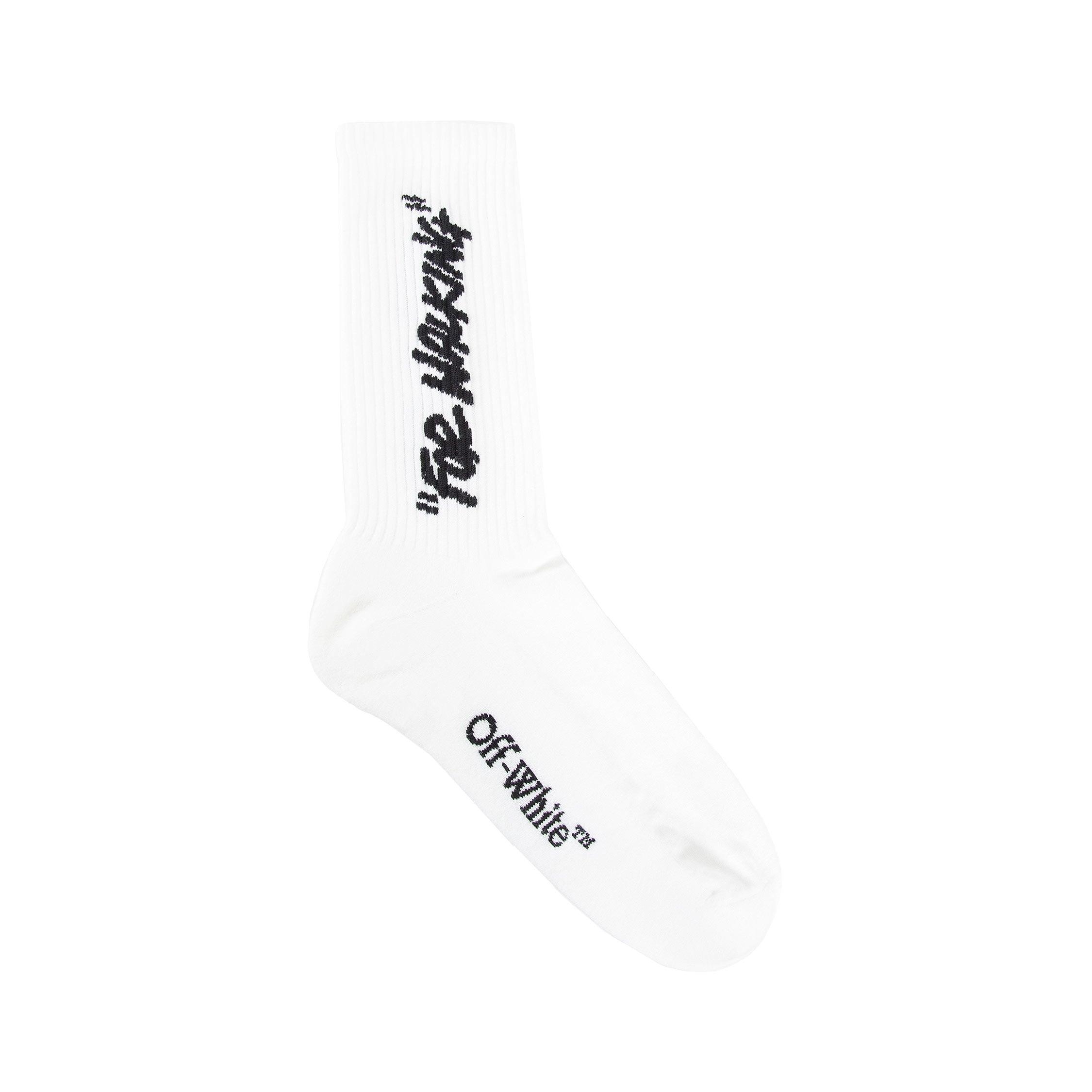 Quote socks by OFF-WHITE