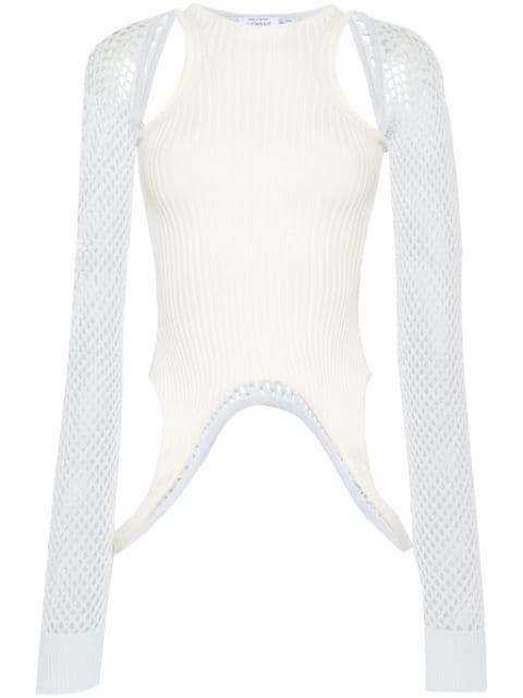Racerback panelled top by OFF-WHITE