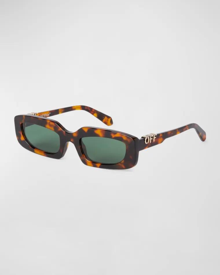 Renton Rectangle Acetate Sunglasses by OFF-WHITE