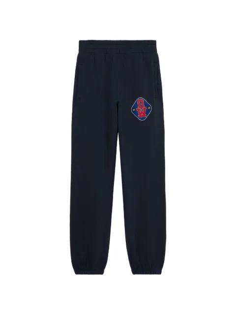 Royal patch cuff track pants by OFF-WHITE
