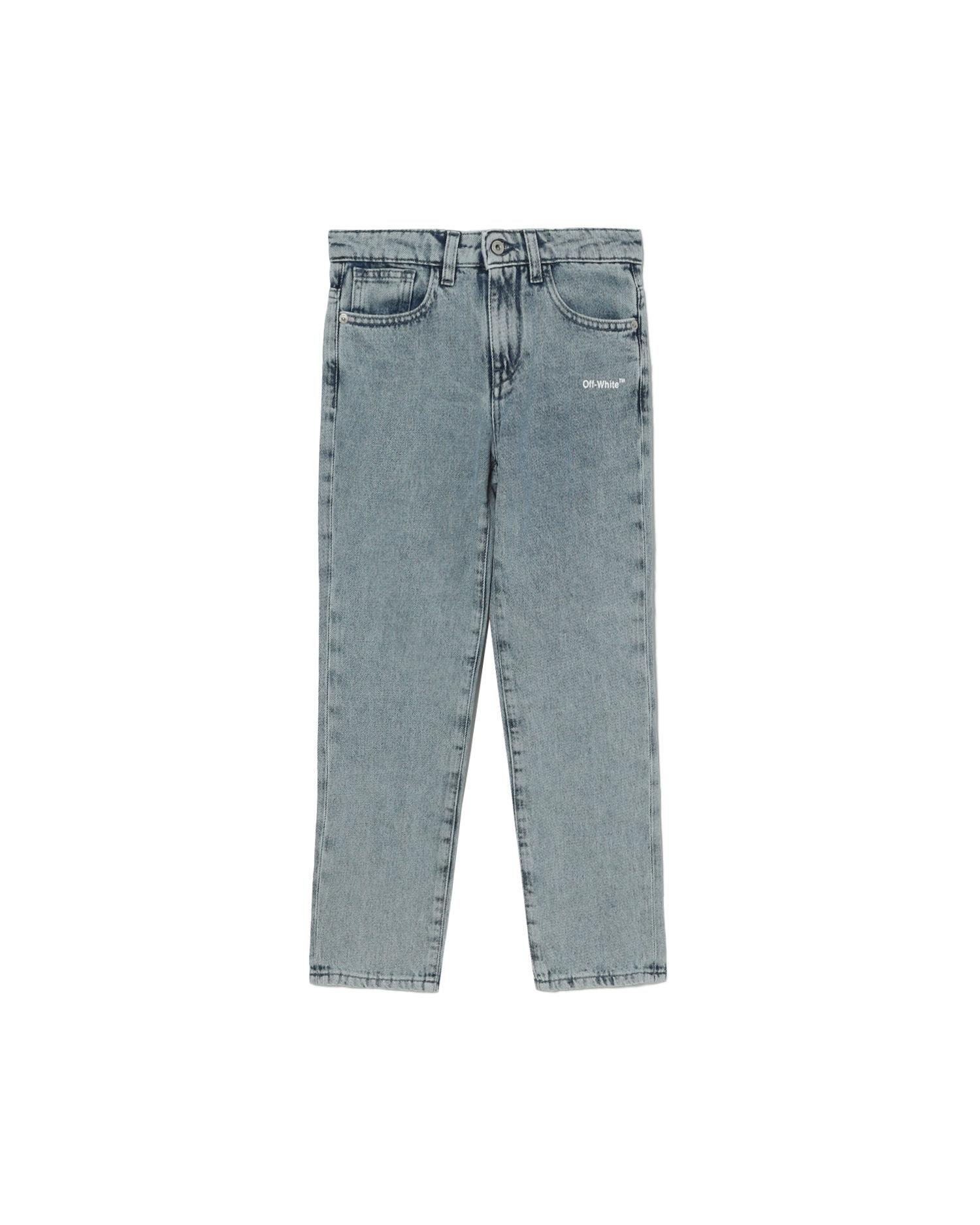 Rubber arrows denim jeans by OFF-WHITE