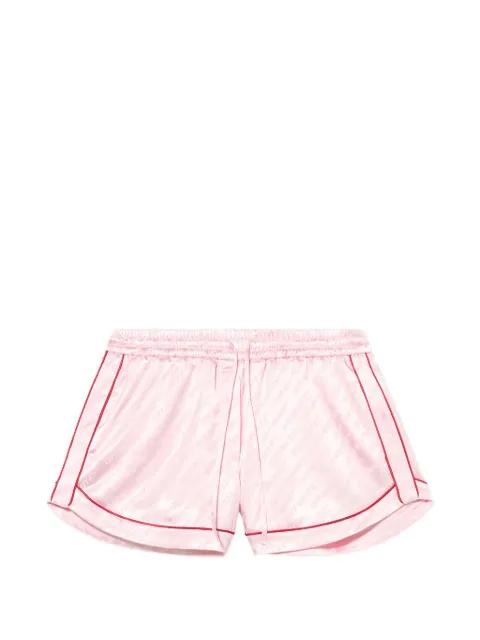 Sat Jacq Ow text piping pajama shorts by OFF-WHITE
