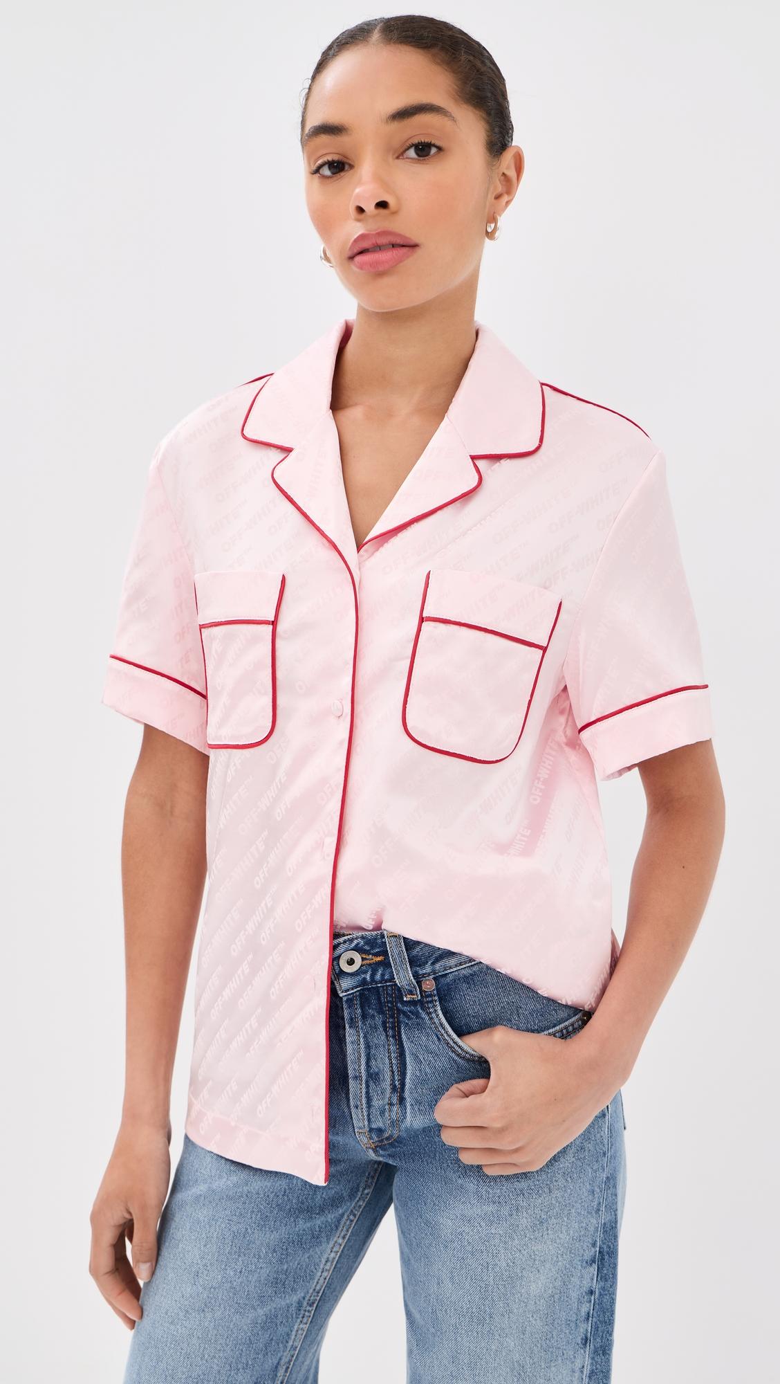 Satin Pajama Shirt by OFF-WHITE